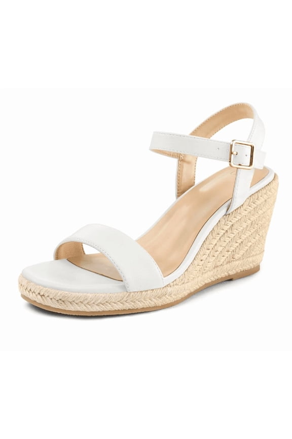 Women’s Wedge Sandals, Ankle Strap Open Toe Platform Shoes for Casual, Summer & Vacation Wear