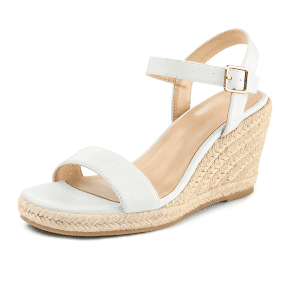 BOCCA Women’s Wedge Sandals, Ankle Strap Open Toe Platform Shoes for Casual, Summer & Vacation Wear