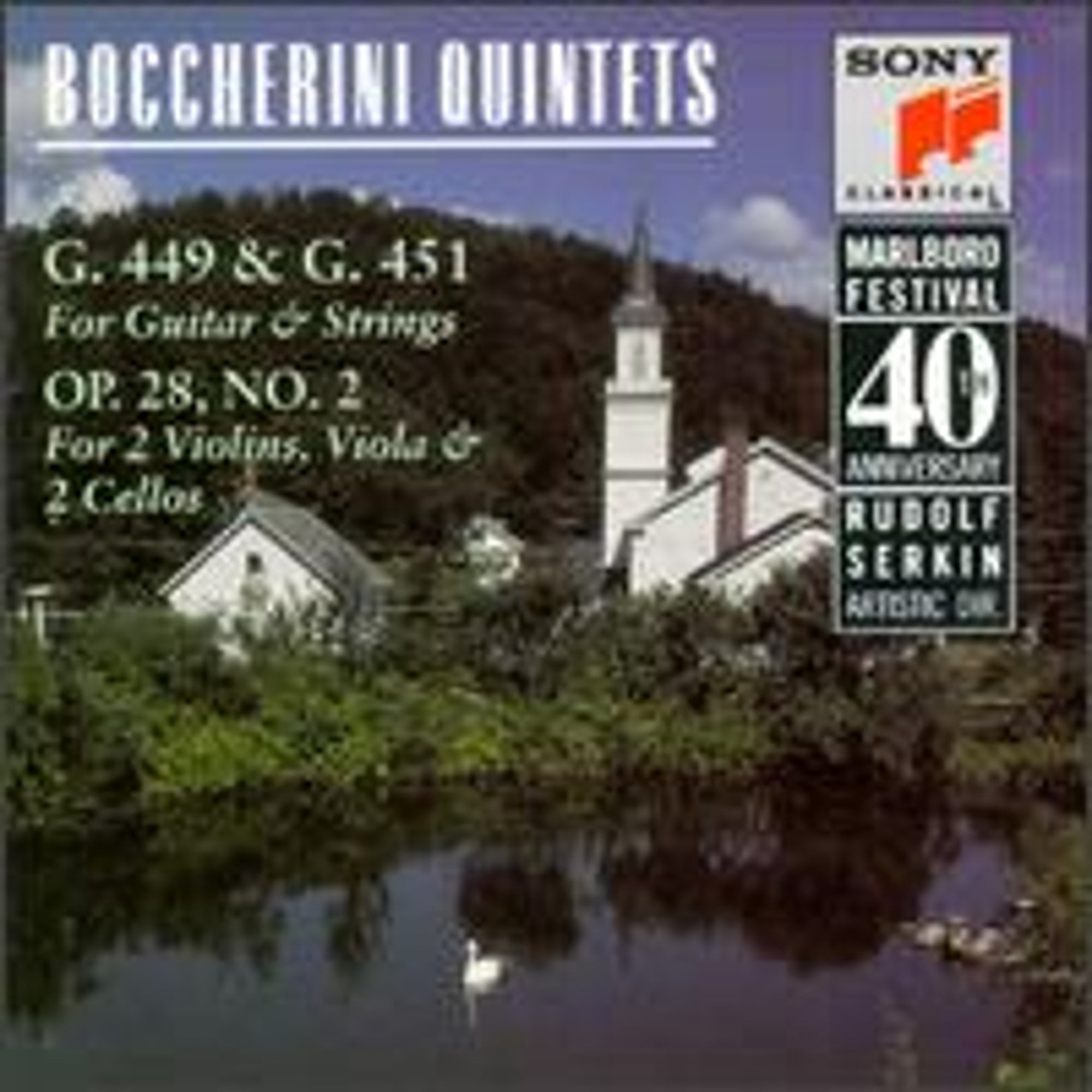 Boccherini: Quintets (CD) by David Starobin (guitar), Gary Hoffman (cello), Joseph Genualdi (violin), Marcy Rosen (cello);...