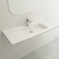 thumbnail image 1 of BOCCHI 1105-001-0126 Ravenna 40.5 In 1-Hole Wall-Mounted Fireclay Sink In White, 1 of 7