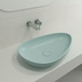 thumbnail image 1 of BOCCHI 1114-029-0125 Etna Vessel Fireclay w/ Drain Cover In Matte Ice Blue, 1 of 6