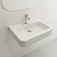 thumbnail image 1 of BOCCHI 1123-001-0126 Parma Wall-Mounted Sink Fireclay 25.5 in. 1-Hole Overflow, 1 of 7