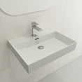 thumbnail image 1 of BOCCHI 1376-002-0126 Milano Wall-Mounted Bathroom Sink, Matte White, 1 of 7