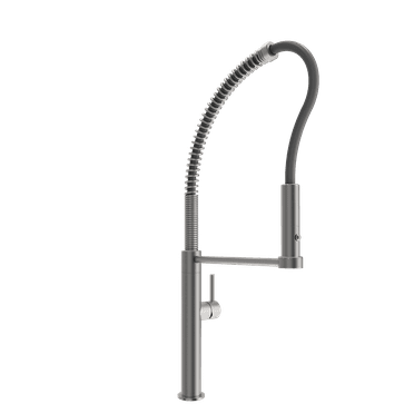 BOCCHI 2027 0001 SS Baveno Pro Kitchen Faucet in Stainless Steel