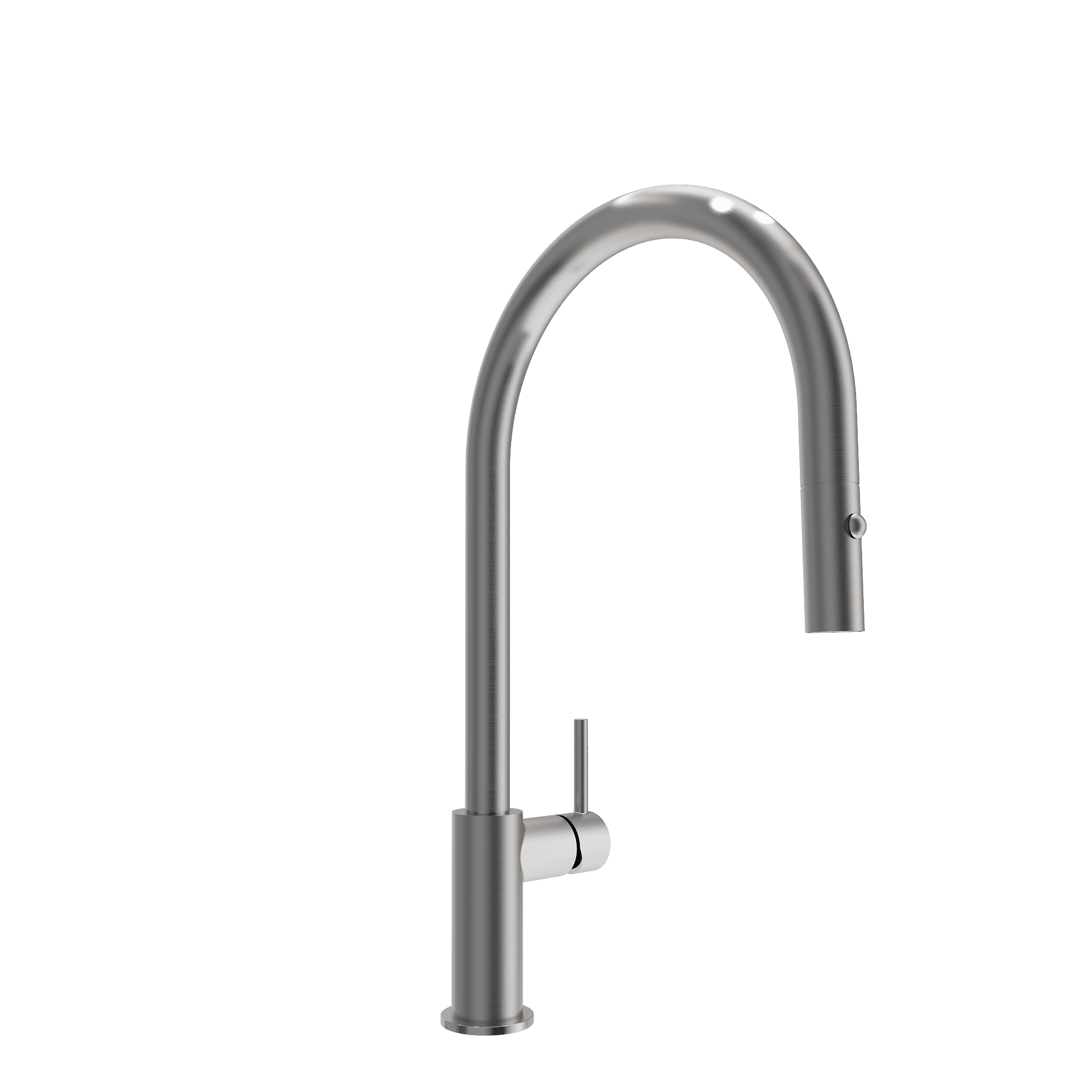 Stainless Steel Single Handle Pull Down Kitchen Faucet