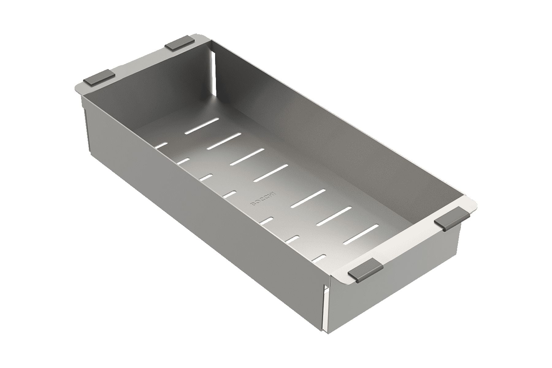 Large Stainless Steel Deep Colander with Silicone Pads