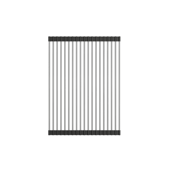 BOCCHI 2350 0004 Roller Mat Stainless Steel with Black Edging for Fireclay Sinks