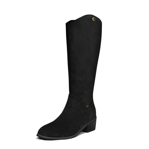 BOCCA Women's Pointed-Toe Simple Design Foldable Ankle & Mid-Calf Boots, Versatile and Stylish for Multiple Occasions