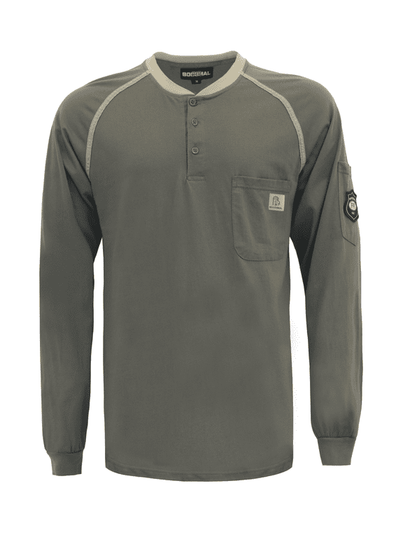 FR Shirts 5.5oz Light Weight for summer Henley Shirts Flame Resistant/Fire Retardant Shirt