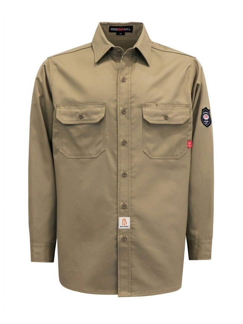 BOCOMAL Flame Resistant Shirt, Fire-Rated, Lightweight for Summer