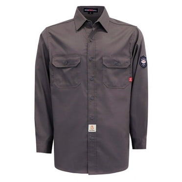 BOCOMAL FR Shirts 6.25oz Light Weight for Summer Welding Shirts Flame Resistant Shirt
