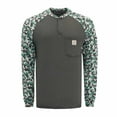 thumbnail image 1 of BOCOMAL FR Shirts Flame Resistant Henley Printed and Camo Two Tone 7oz Men's Fire Retardant Work Shirts, 1 of 6