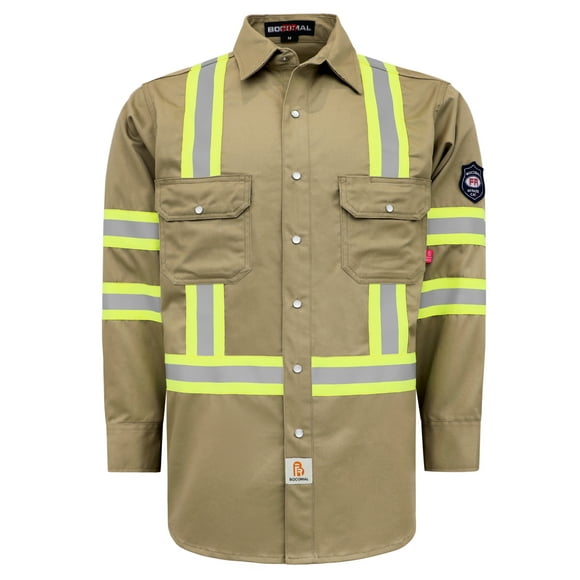 FR Shirts High-Visibility,Flame-Retardant,7oz for Men