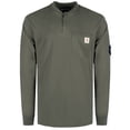 thumbnail image 1 of BOCOMAL FR Shirts for Men Flame Resistant Shirt 5.5oz 100% Cotton Light Weight CAT2 Fire Retardant Henley Shirts, 1 of 6