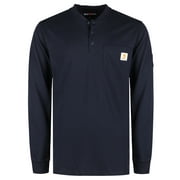 BOCOMAL FR Shirts for Men Flame Resistant Shirt 5.5oz 100% Cotton Light Weight CAT2 Fire Retardant Henley Shirts