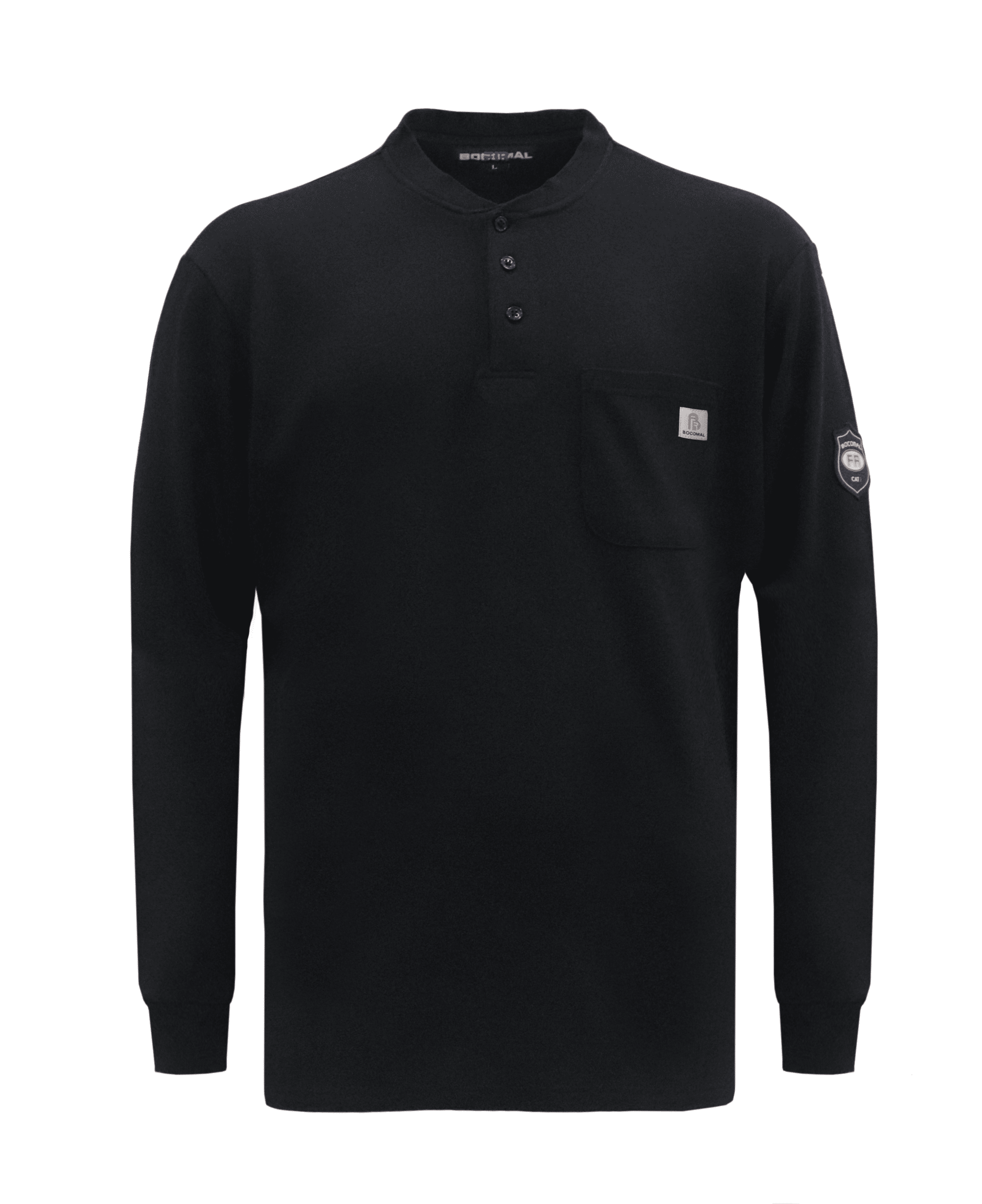 BOCOMAL FR Shirts for Men Flame Resistant Shirt 5.5oz 100% Cotton Light