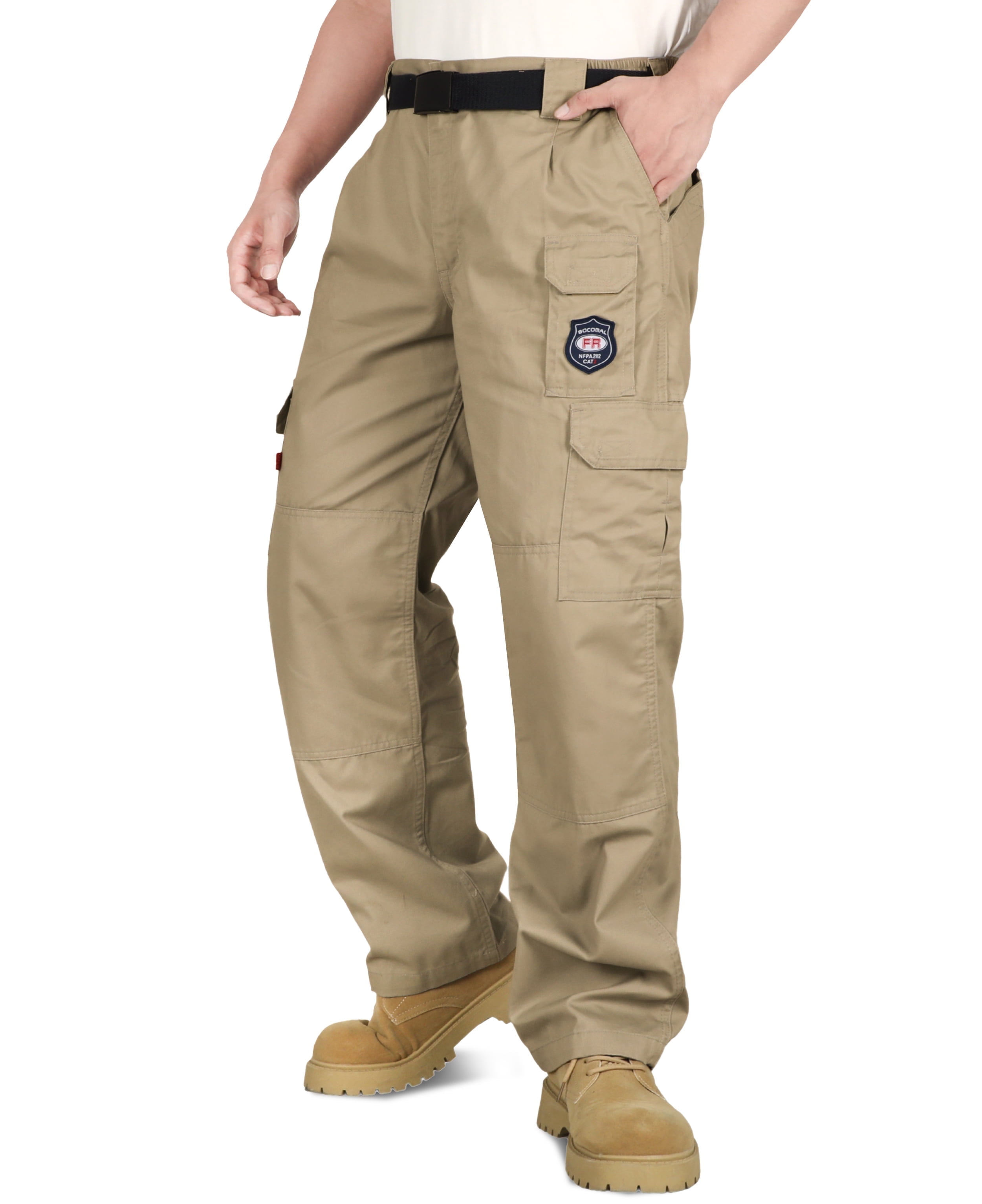 BOCOMAL Men's FR Cargo Pants Midweight (7 Pockets) Multi