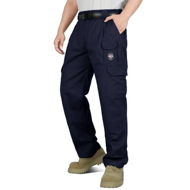 BOCOMAL Men's FR Cargo Pants Midweight 7.5oz (7 Pockets) Multi-Pockets FR Pants