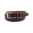 thumbnail image 1 of BOCONI  Smooth Italian Leather Double Loop Belt (Men), 1 of 4
