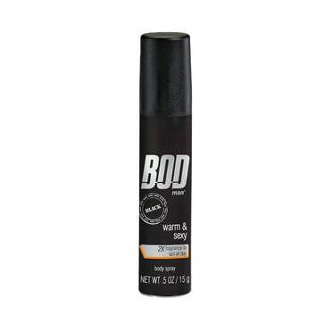 BOD Man Black Body Spray, 0.5 fl.oz.