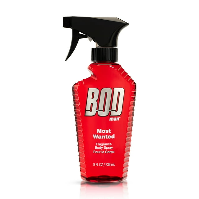 BOD Man Fragrance Body Spray, Most Wanted, 8 fl oz