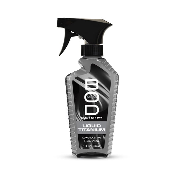 BOD man Fragrance Body Spray, Titanium, 8 fl oz