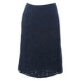 thumbnail image 1 of BODEN Women's Broderie Pencil Skirt, Navy, US 16R, 1 of 2