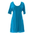 thumbnail image 1 of BODEN Women's Decadent Tunic Dress US Sz 8L Ultramarine Blue, 1 of 2