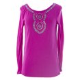 thumbnail image 1 of BODEN Women's Embellished Top US Sz 4 Mulberry, 1 of 2