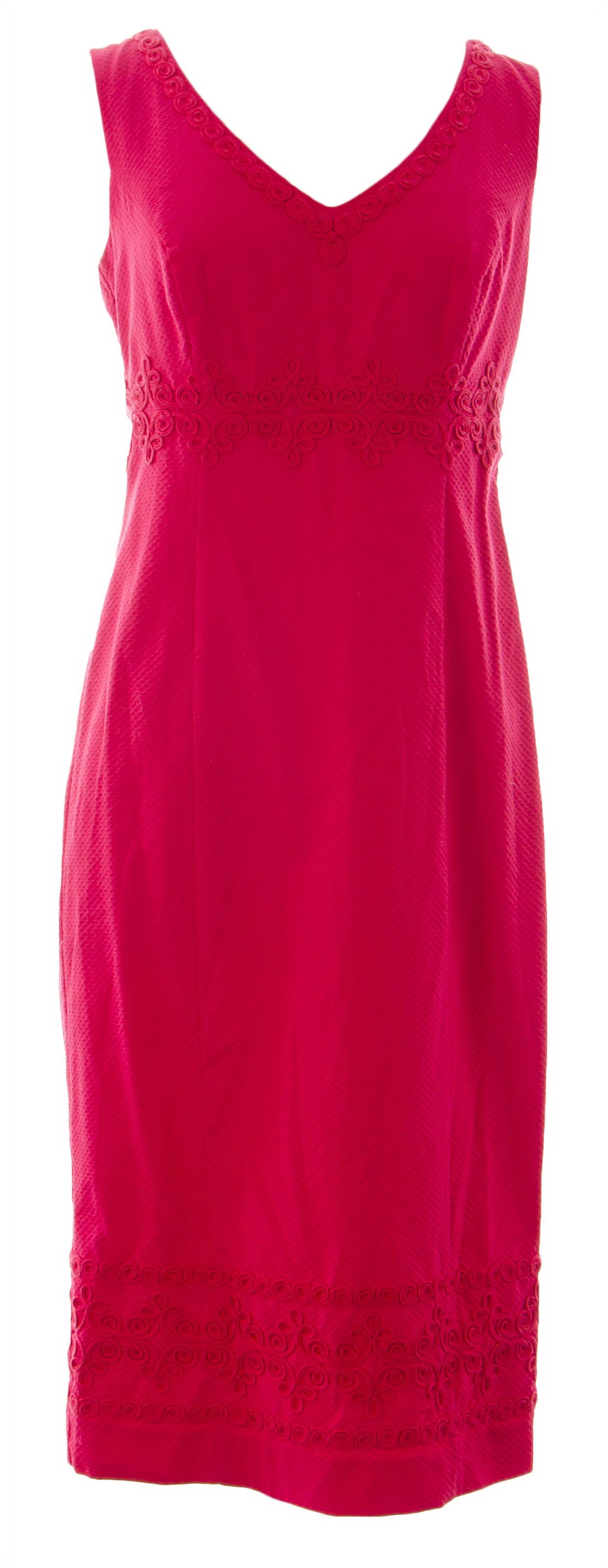 BODEN Women's Embroidered Seville Dress US Sz 2P Cerise - Walmart.com