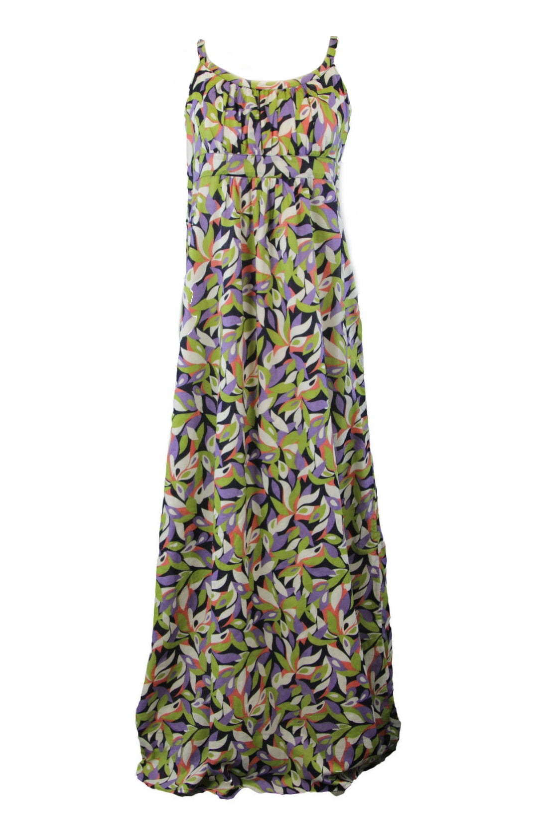 fitted lace wedding dress Arabella Cotton Maxi Dress-Green Elegant Blossom