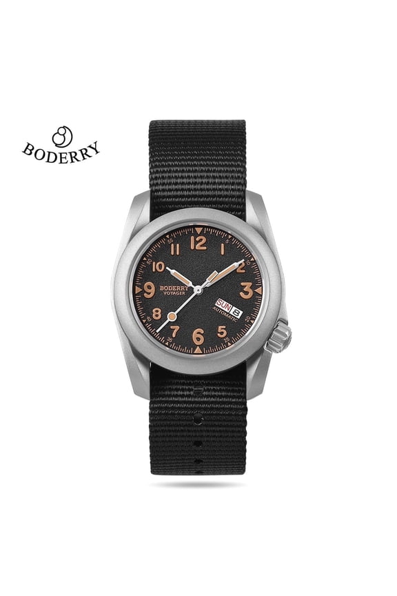 Men's Field Watches Titanium Automatic Mechanical Top Brand Dive Wristwatch 100M Waterproof Clock Military Watch for Men