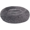 thumbnail image 1 of BODISEINT Faux Fur Dog Bed Cat Bed,Shag Round Anti-Anxiety Pet Calming Bed Doughnut Cuddler for Medium Large Puppy Dog Cat Kennel Cushion Self Warming Bed(L(27.6" Dx7.9 H), Dark Grey), 1 of 7