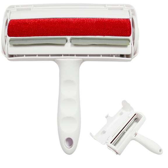 BODISEINT Pet Hair Remover with Comfortable Handle,Reusable Pet Hair Roller to Clear Away Cat Hair,Dog Hair, Lint,Efficient Dog Hair Remover for Laundry,Needs No Sticky Tape