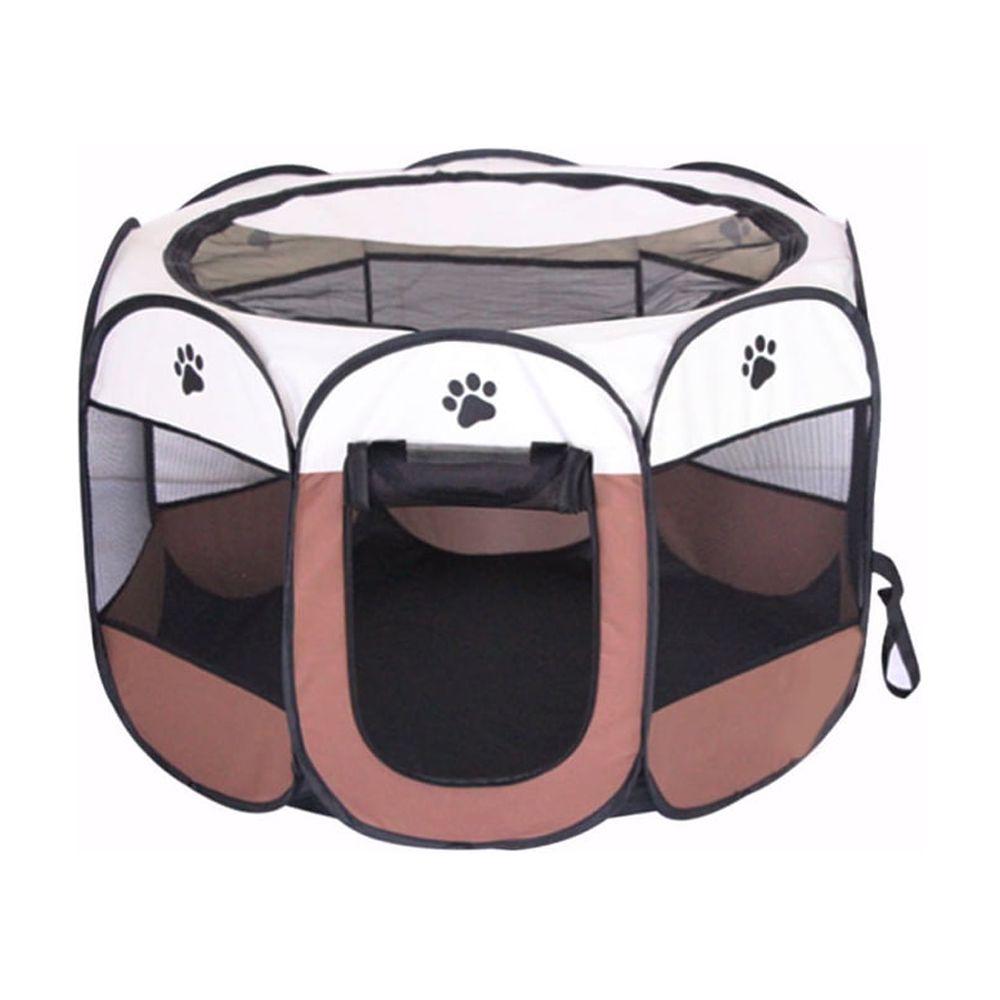 BODISEINT Portable Pet Playpen, Dog Playpen Foldable Pet Exercise Pen Tents Dog Kennel House Playground for Puppy Dog Yorkie Cat Bunny Indoor Outdoor Travel Camping Use - image 1 of 10