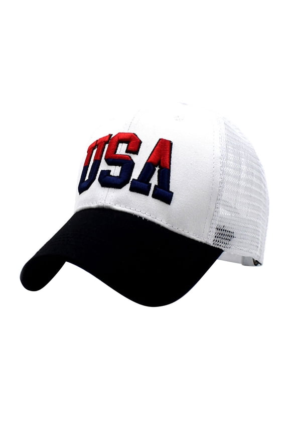250th Anniversary USA Fitted Baseball Cap, Classic American Embroidered Patriotic Hat for Men & Women, Soft Brim