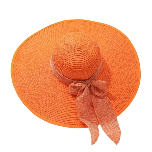 BODOAO Beach Straw Hat for Women Wide Brim Summer Straw Hat Panama Fedora Hat Straw Hat Wide Brim Vacation Hats Travel Vacation Pool Outdoor Oversized Sun Hat Hats for Women Fashionable