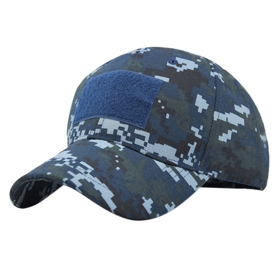 BODOAO Classic Unisex Adjustable Low Crown Baseball Cap Brim Upf 50+ Casual Wear Workout Hats Curved Brim Camo Blank Hat Low Profile Sun Protection Caps Hats for Running Adjustable Size Navy