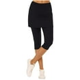 thumbnail image 1 of BODOAO Clearance Sale!! Skirted Legging for Women, Yoga Capri Legging with Skirts &Women Tennis Leggings 2025 for Running Workout Active 2025 Tennis Skorts Gym Tennis Yoga Legging with Skirts, 1 of 8