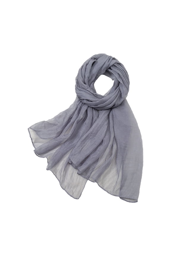 Clearance Sale!! Solid Color Silk Feeling Scarf Fashion Scarves Wrap Long Lightweight Shawls for Women Women Summer Casual Colorful Multicolor Solid Color Chiffon Thin Regular Silk Scarf Scarf