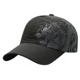 thumbnail image 1 of BODOAO Dad Hat for Big Heads Gift for Men/Women Adjustable Hat Soft Crown Denim-Style Plain Baseball Caps Embroidered Sun Protection Unstructured Cap Lightweight Gifts for Birthday Portable Black, 1 of 9