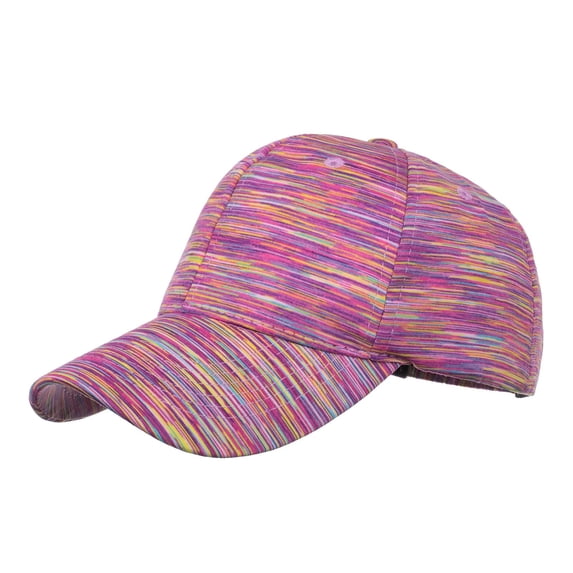 BODOAO Elegant Flowers Print Baseball Caps for Women Lightweight Low Profile One Size Fits Most Sun Protection Caps Unisex Tie Dye Curved Brim Womens Baseball Caps Color Blocked Hats Low Crown Pink
