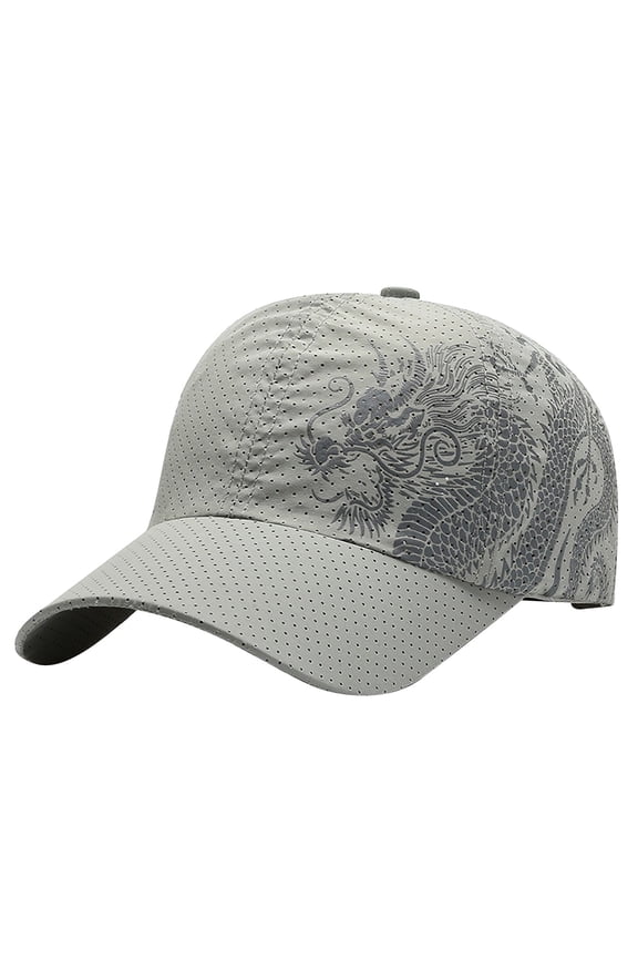 Foldable Lightweight Dad Hat Garment Washed Unisex Distressed Soft Crown Plain Baseball Caps Breathable Embroidered Low Crown Vintage Washed Solid Color Adjustable Hat Portable Grey