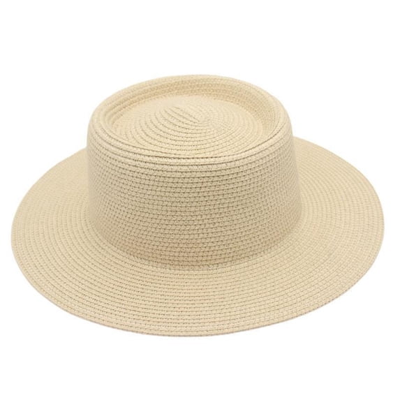 BODOAO Foldable Straw Hat for Women Straw Hat with Strap Floppy Travel Hats Fashion Outdoor for Beach Straw Hat Visor Travel Vacation Pool Outdoor Hats for Women Fashionable Boho Visor Hat Beige