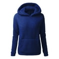thumbnail image 1 of BODOAO Hoodies for Women 2025 Lightweight Comfy Warm Fall Transitional Cute Thin Coat Pullover Sweatshirts Casual Comfy Tops Trendy Fall Outfits Winter Clothes 2025 Navy Xl, 1 of 5