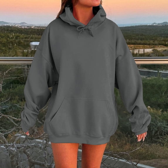 BODOAO Hoodies for Women Oversized Sweatshirts Fall Fashion Outfits 2025 Casual Sweaters Tops Fleece Workout Winter Clothes Pullover Long Sleeve Winter Fall Outfits Fashion Y2K Clothes with Pocket