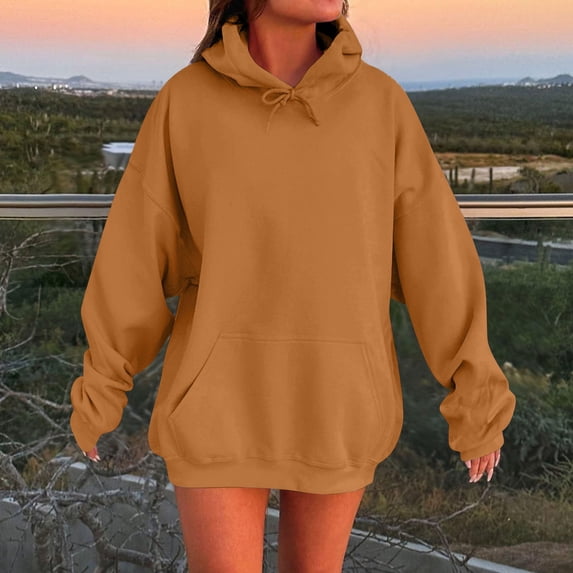 BODOAO Hoodies for Women Oversized Sweatshirts Fall Fashion Outfits 2025 Casual Sweaters Tops Fleece Workout Winter Clothes Pullover Long Sleeve Winter Fall Outfits Fashion Y2K Clothes with Pocket