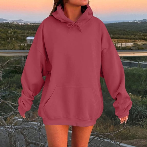 BODOAO Hoodies for Women Oversized Sweatshirts Fall Fashion Outfits 2025 Casual Sweaters Tops Fleece Workout Winter Clothes Pullover Long Sleeve Winter Fall Outfits Fashion Y2K Clothes with Pocket