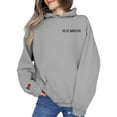 thumbnail image 1 of BODOAO Hoodies for Women Oversized Sweatshirts Sweatshirt Anniversary Year Personalized Date Hoodie Valentines Day Fall Fashion Outfits 2025 Casual Sweaters Tops Workout Winter Clothes Grey L, 1 of 6
