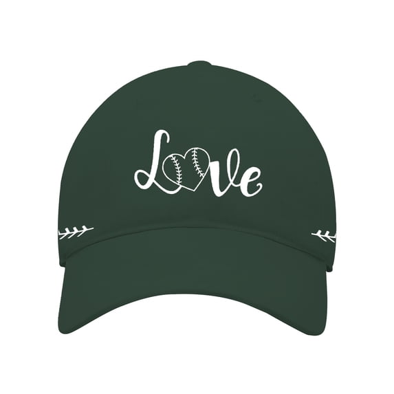 BODOAO Men's Baseball Caps Blank Hats Adjustable Size Unisex Summer Hats Hats for Running Low Profile Travel Beach Unstructured Portable Sun Protection Caps Soft Brim Cooling Performance Green